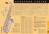 Buchcover Saxophon-Poster