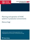 Buchcover Planning and operation of HVAC systems in production environments