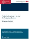 Buchcover Predictive Quality as a Service for Production Systems