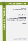 Buchcover Handbuch Sachverständigenwesen