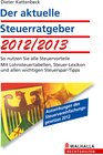 Buchcover Der aktuelle Steuerratgeber 2012/2013