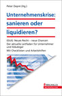 Buchcover Unternehmenskrise: Sanieren oder Liquidieren?