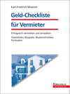 Buchcover Geld-Checkliste für Vermieter
