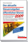 Buchcover Der aktuelle Steuerratgeber öffentlicher Dienst 2009