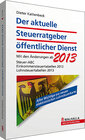 Buchcover Der aktuelle Steuerratgeber öffentlicher Dienst 2013