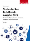 Buchcover Taschenlexikon Beihilferecht Ausgabe 2021