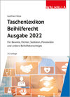 Buchcover Taschenlexikon Beihilferecht Ausgabe 2022