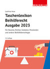 Buchcover Taschenlexikon Beihilferecht Ausgabe 2023