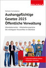 Buchcover Aushangpflichtige Gesetze 2025 Öffentliche Verwaltung