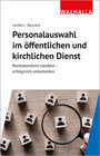 Buchcover Das Recht der Personalauswahl im öffentlichen und kirchlichen Dienst