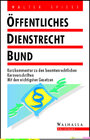 Buchcover Öffentliches Dienstrecht Bund
