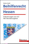 Buchcover Beihilfenrecht Hessen