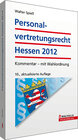 Buchcover Personalvertretungsrecht Hessen 2012
