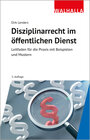 Buchcover Disziplinarrecht im öffentlichen Dienst