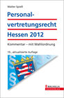 Buchcover Personalvertretungsrecht Hessen 2012