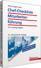 Buchcover Chef-Checkliste Mitarbeiterführung