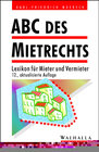 Buchcover ABC des Mietrechts