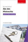 Buchcover Abc des Mietrechts