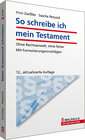 Buchcover So schreibe ich mein Testament