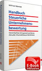 Buchcover Handbuch Steuerliche Unternehmensbewertung inkl. E-Book