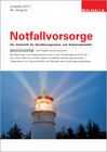 Buchcover Zeitschrift Notfallvorsorge Heft 02/2017