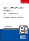 Buchcover Kostenmanagement in Sozialunternehmen
