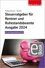 Buchcover Steuerratgeber für Rentner und Ruhestandsbeamte - Ausgabe 2024