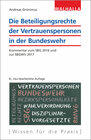 Buchcover Die Beteiligungsrechte der Vertrauenspersonen in der Bundeswehr