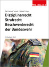 Buchcover Disziplinarrecht, Strafrecht, Beschwerderecht der Bundeswehr