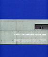 Buchcover Architekturpreis Beton 2008