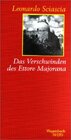 Buchcover Das Verschwinden des Ettore Majorana