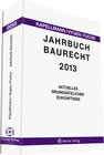 Buchcover Jahrbuch Baurecht 2013