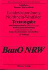 Buchcover Landesbauordnung Nordrhein-Westfalen