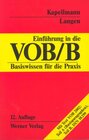 Buchcover Einführung in die VOB/B