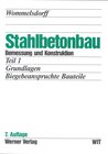 Buchcover Stahlbetonbau. Bemessung und Konstruktion / Biegebeanspruchte Bauteile