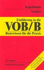 Buchcover Einführung in die VOB/B