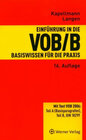 Buchcover Einführung in die VOB/B