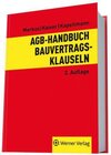 Buchcover AGB-Handbuch Bauvertragsklauseln