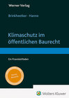 Buchcover Klimaschutz im öffentlichen Baurecht