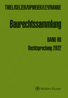 Buchcover Baurechtssammlung. Rechtsprechung des Bundesverwaltungsgerichts,... / Baurechtssammlung Band 90