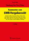 Buchcover Kommentar zum GWB - Vergaberecht