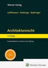 Buchcover Architektenrecht