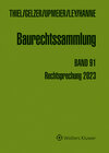 Buchcover Baurechtssammlung. Rechtsprechung des Bundesverwaltungsgerichts,... / Baurechtssammlung Band 91