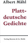 Buchcover Gesammelte Werke in Einzelausgaben / Plattdeutsche Gedichte