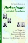 Buchcover Herkunftsorte - Literarische Verwandlungen