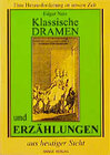 Buchcover Klassische Dramen und Erzählungen aus heutiger Sicht