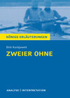 Buchcover Zweier ohne von Dirk Kurbjuweit - Textanalyse.