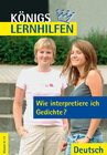 Buchcover Wie interpretiere ich Gedichte?