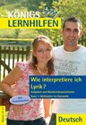 Buchcover Wie interpretiere ich Lyrik? Aufgaben und Musterinterpretationen.