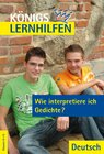 Buchcover Wie interpretiere ich Gedichte? Eine Einführung.